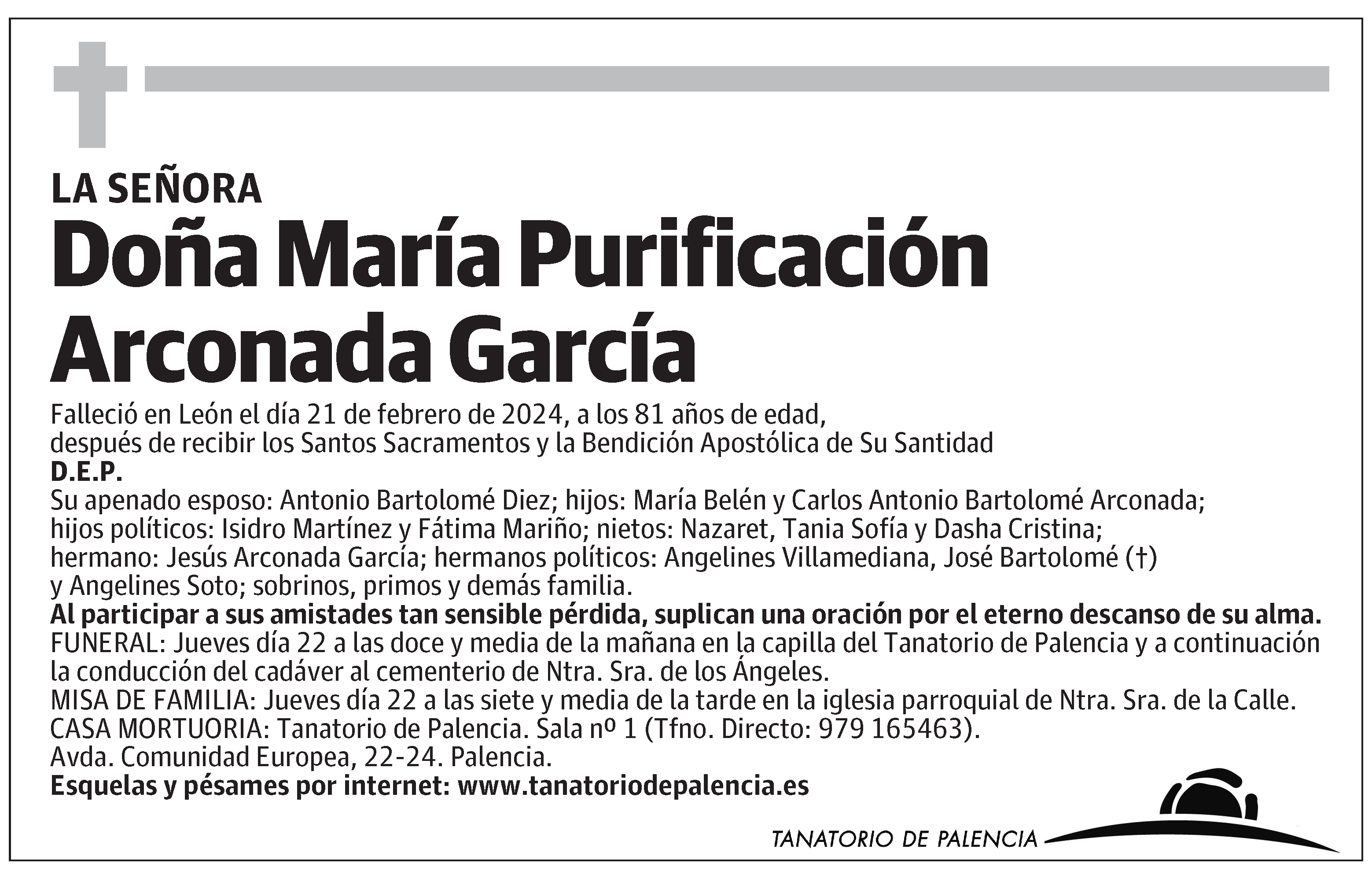 María Purificación Arconada García
