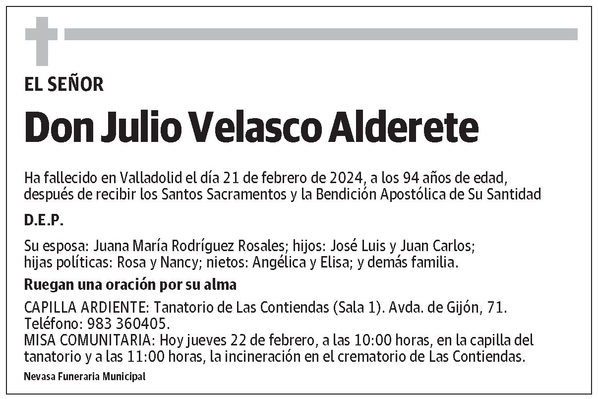 Julio Velasco Alderete