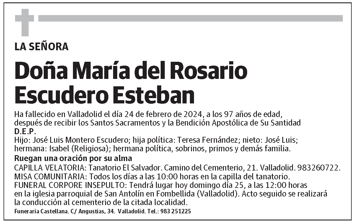 María del Rosario Escudero Esteban