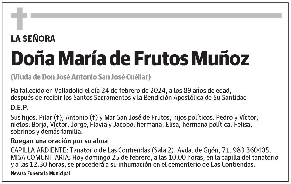 María de Frutos Muñoz