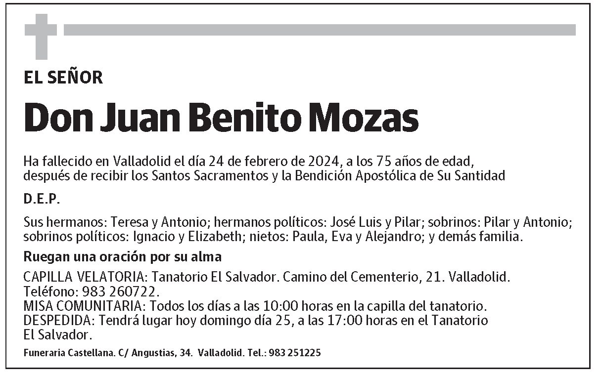Juan Benito Mozas