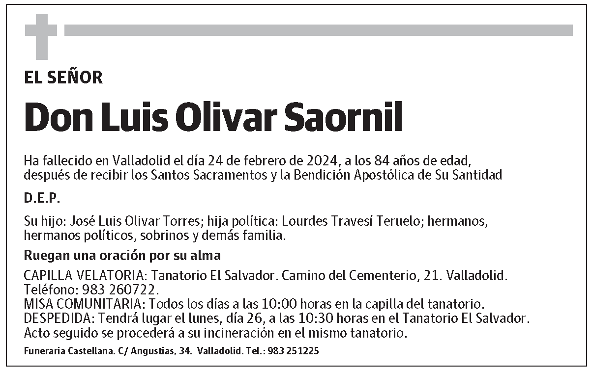 Luis Olivar Saornil
