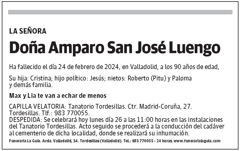 Amparo San José Luengo