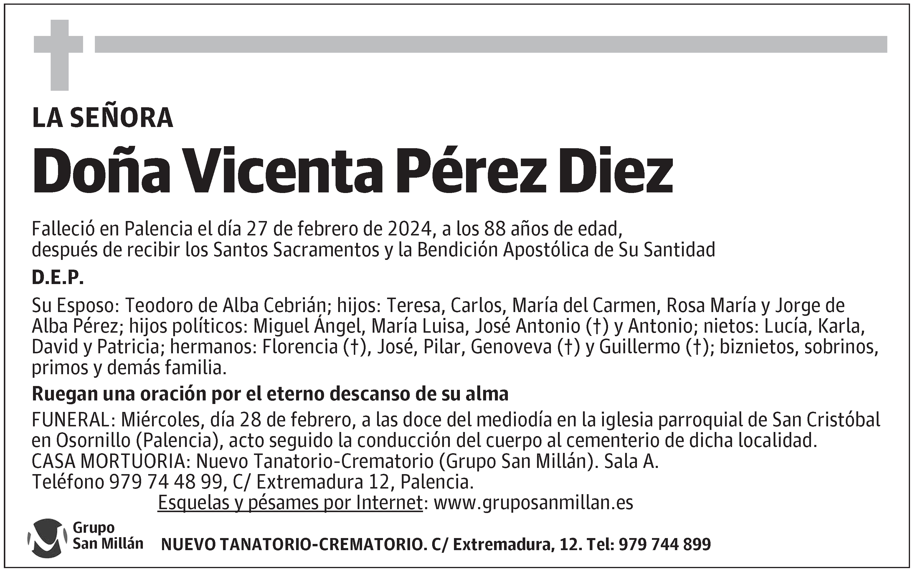 Vicenta Pérez Diez
