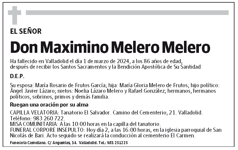 Maximino Melero Melero