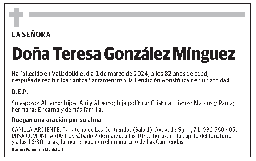 Teresa González Mínguez