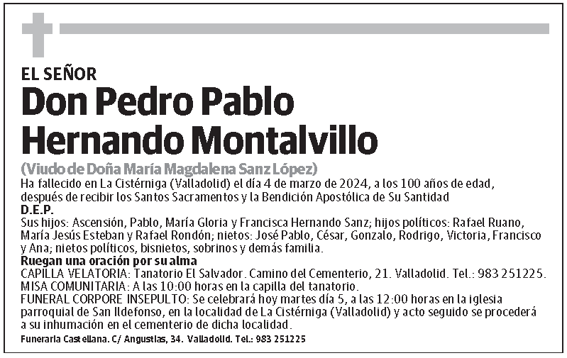 Pedro Pablo Hernando Montalvillo