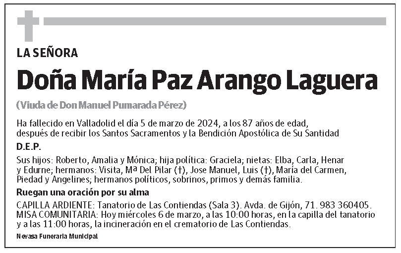 María Paz Arango Laguera