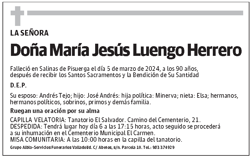 María Jesús Luengo Herrero