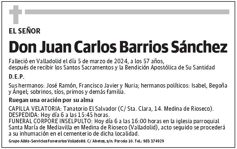 Juan Carlos Barrios Sánchez