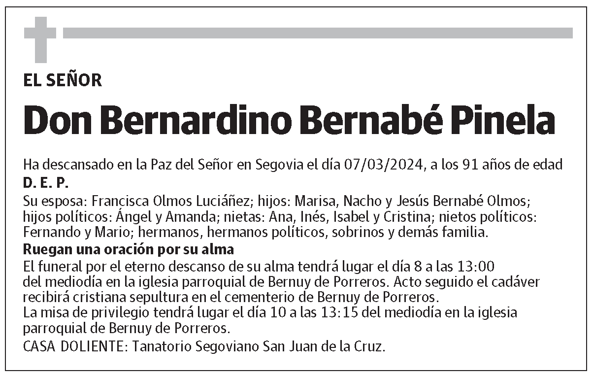 Bernardino Bernabé Pinela