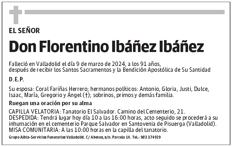 Florentino Ibáñez Ibáñez