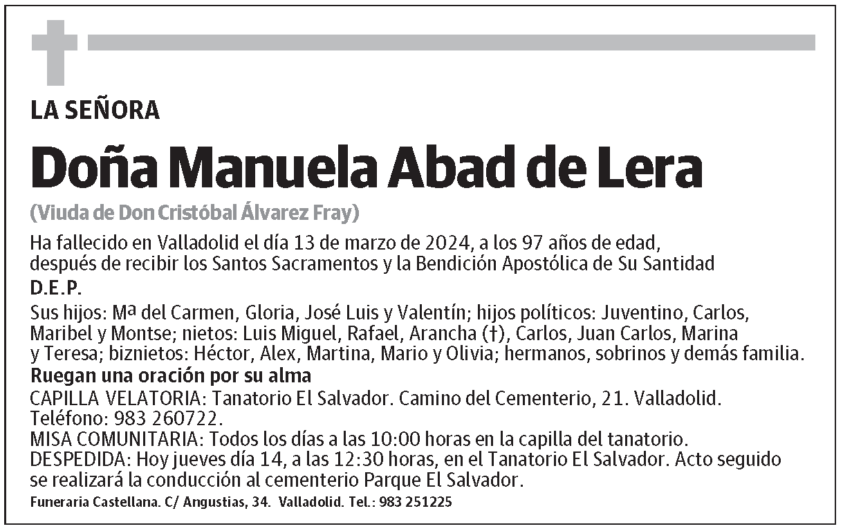 Manuela Abad de Lera