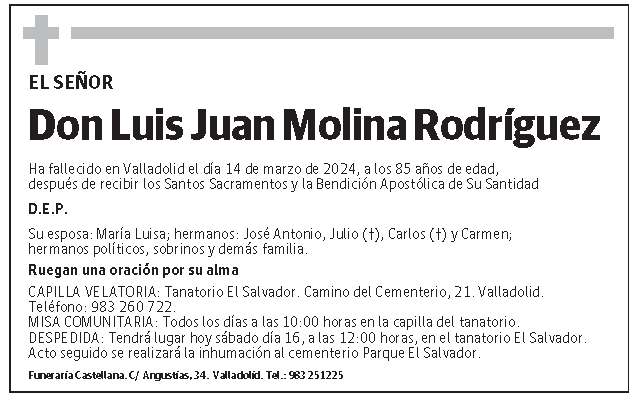 Luis Juan Molina Rodríguez