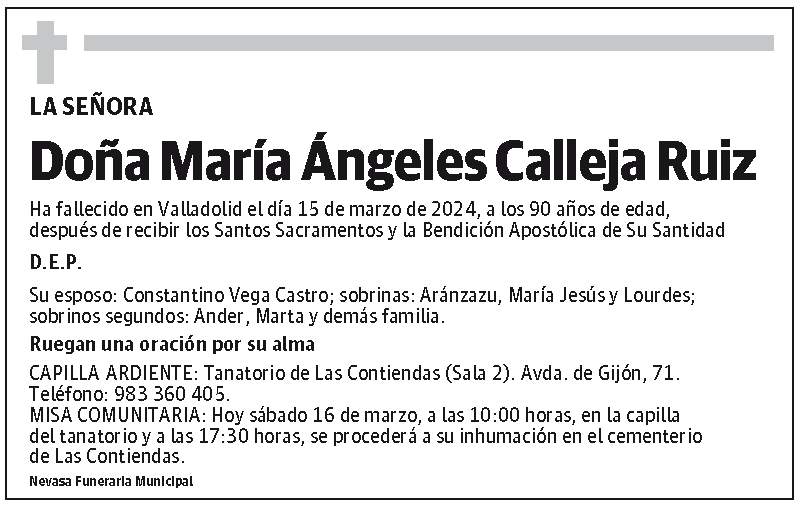 María Ángeles Calleja Ruiz