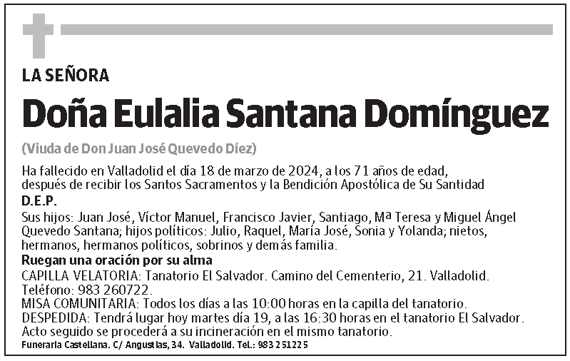 Eulalia Santana Domínguez
