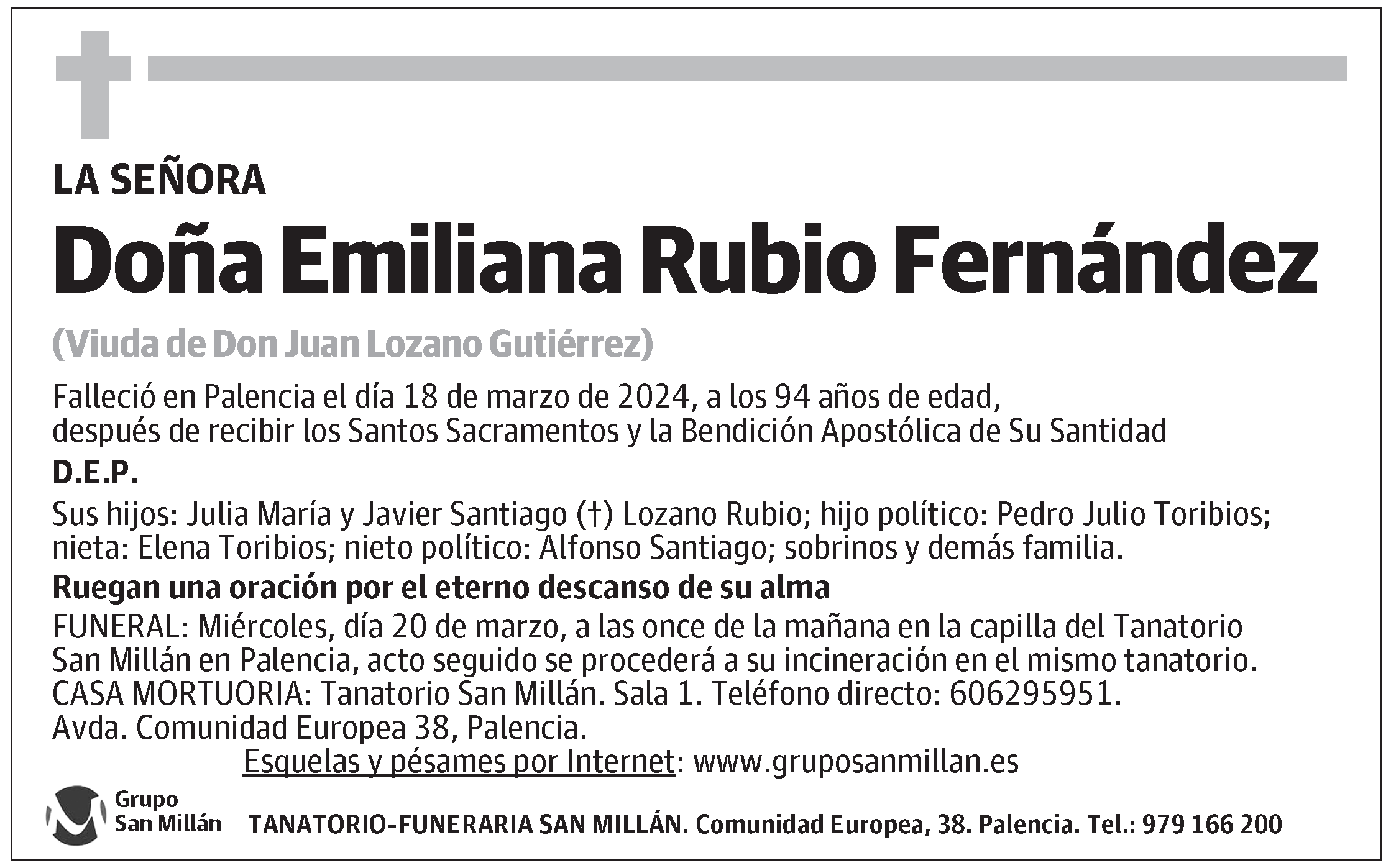 Emiliana Rubio Fernández