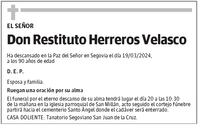 Restituto Herreros Velasco