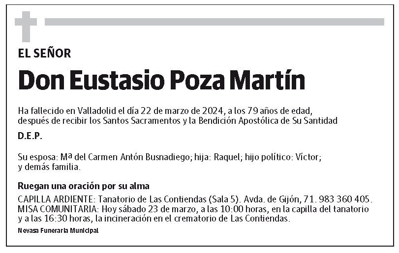 Eustasio Poza Martín