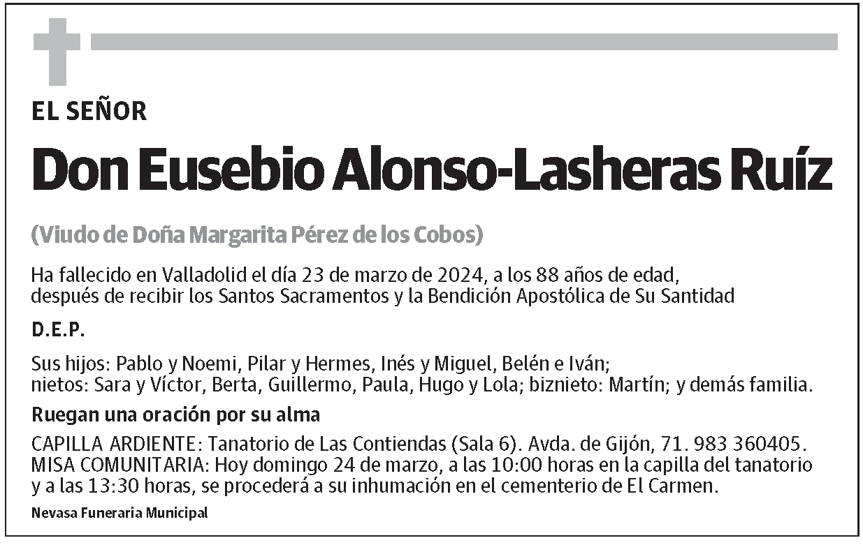 Eusebio Alonso-Lasheras Ruíz