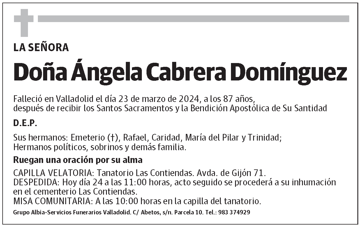 Ángela Cabrera Domínguez