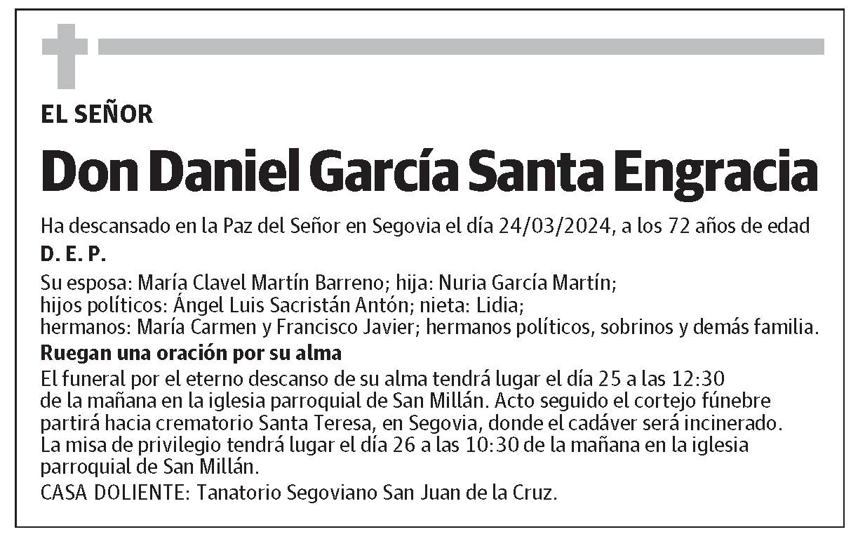 Daniel García Santa Engracia