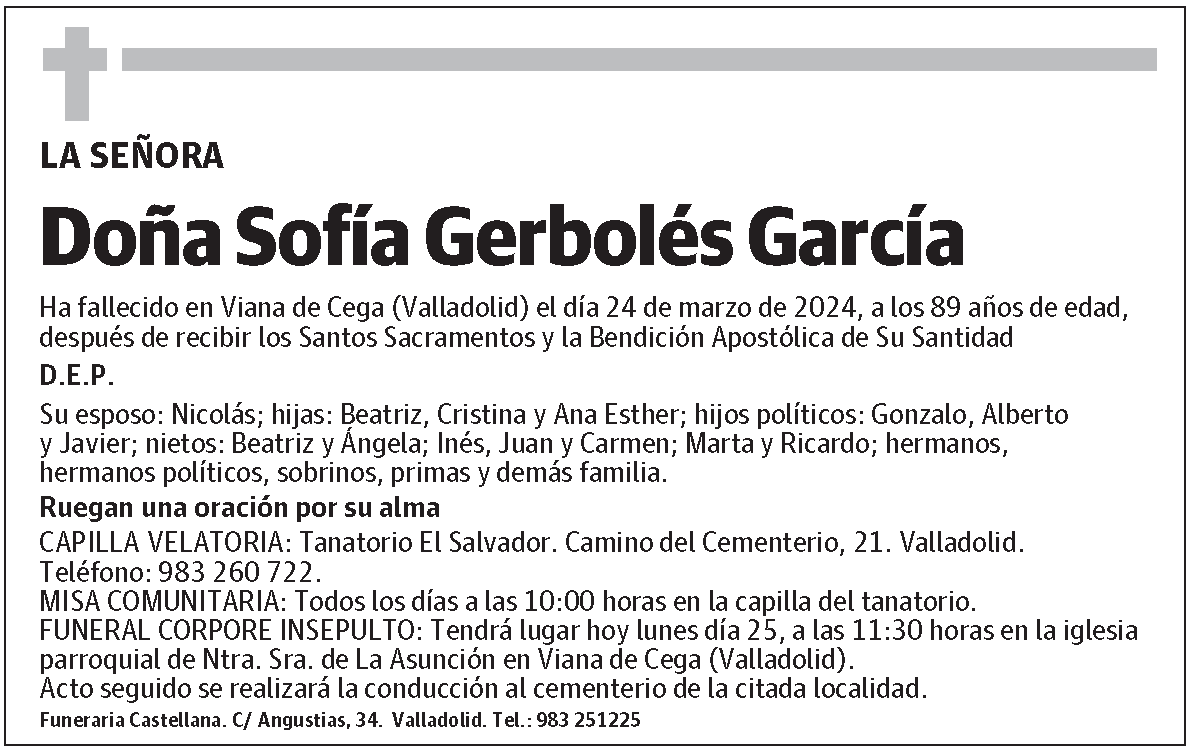 Sofía Gerbolés García