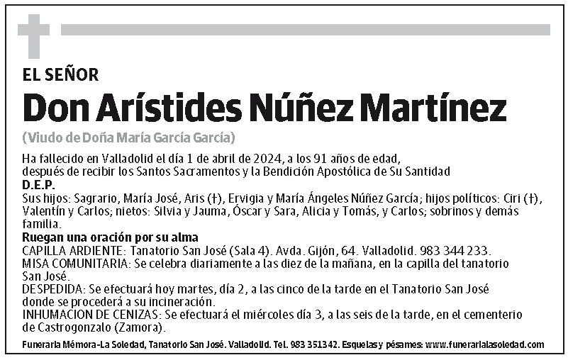 Arístides Núñez Martínez
