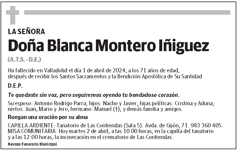 Blanca Montero Iñiguez