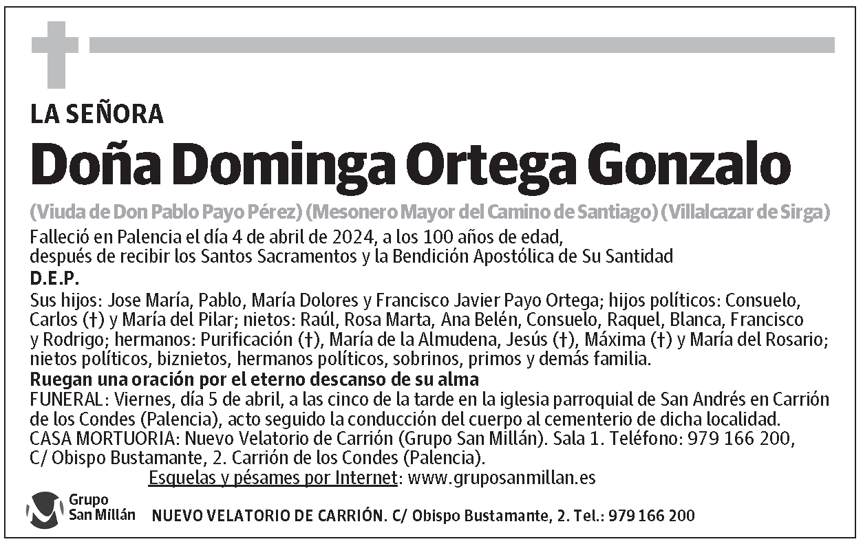 Dominga Ortega Gonzalo