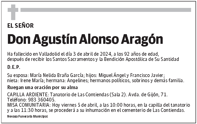 Agustín Alonso Aragón