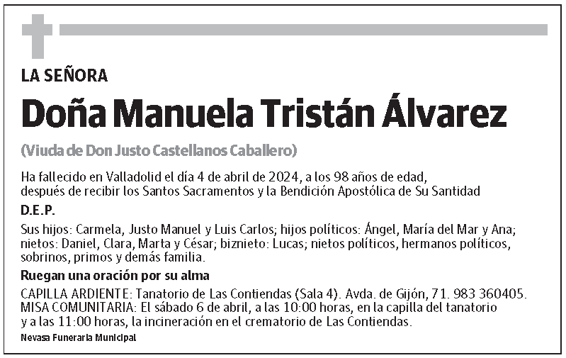 Manuela Tristán Álvarez