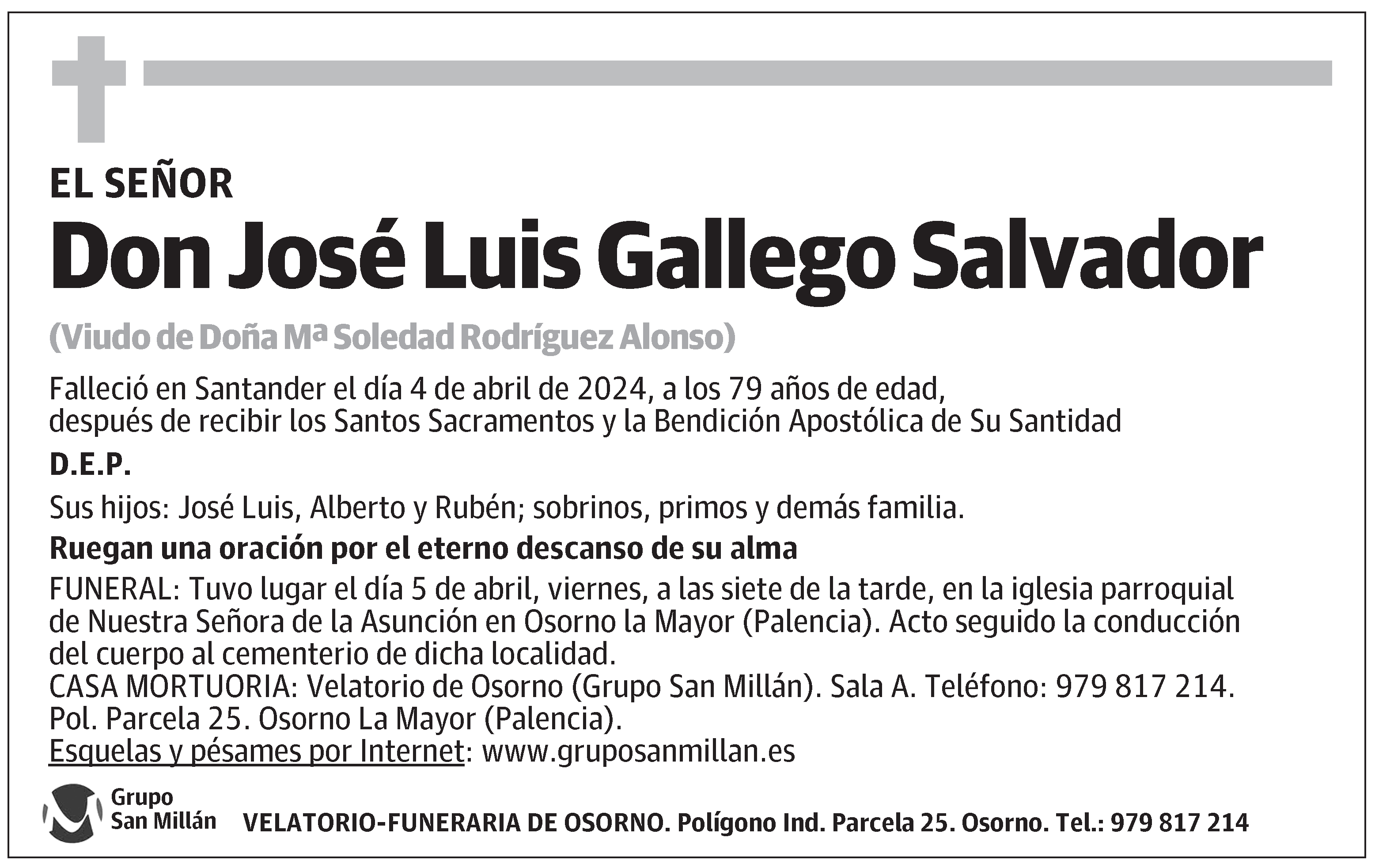 José Luis Gallego Salvador