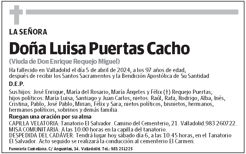 Luisa Puertas Cacho