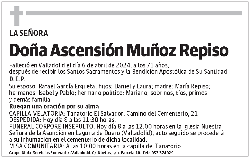 Ascensión Muñoz Repiso