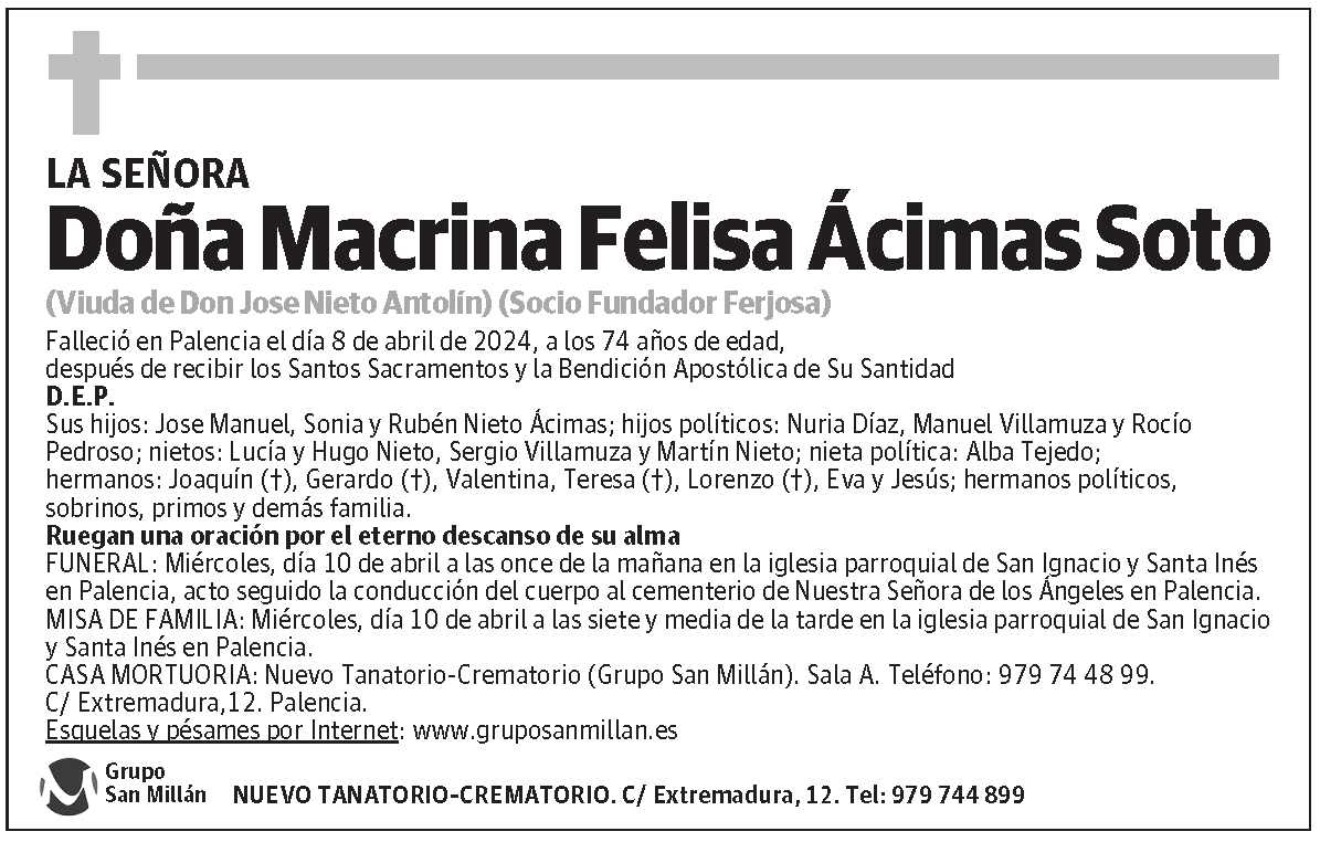 Macrina Felisa Ácimas Soto