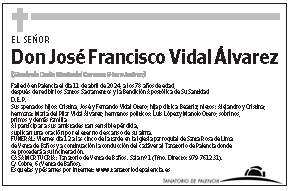 José Francisco Vidal Álvarez