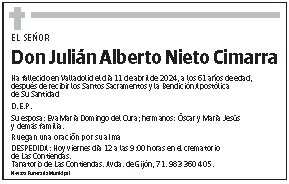 Julián Alberto Nieto Cimarra