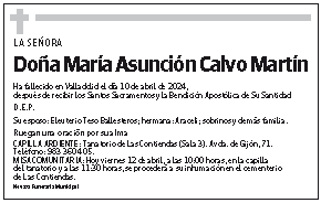 María Asunción Calvo Martín