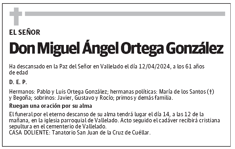 Miguel Ángel Ortega González