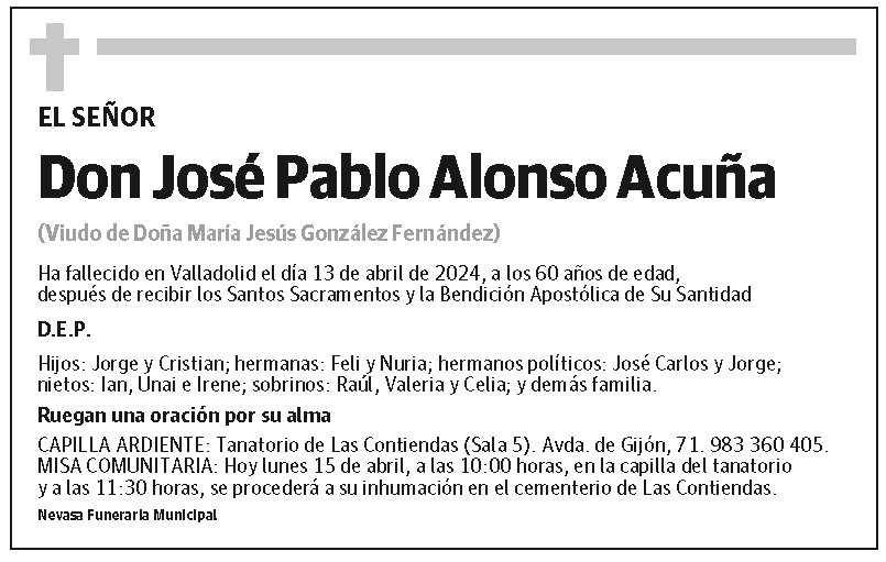 José Pablo Alonso Acuña