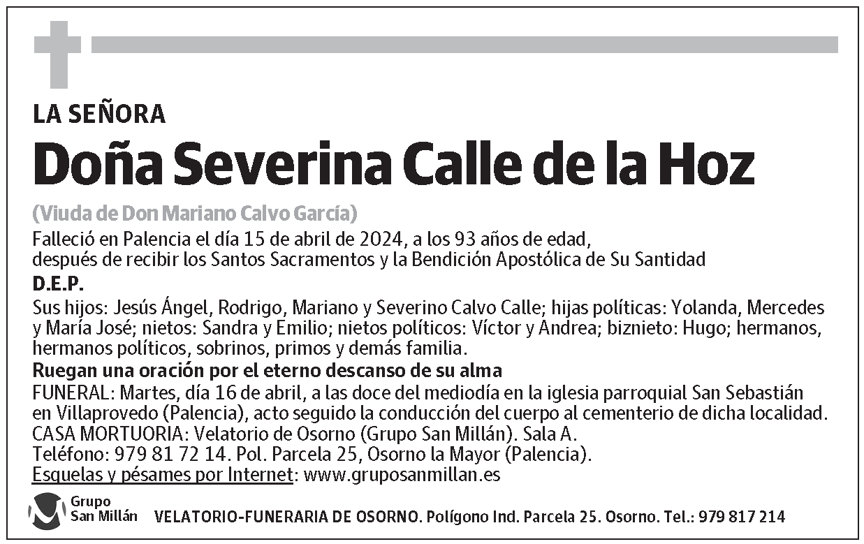 Severina Calle de la Hoz