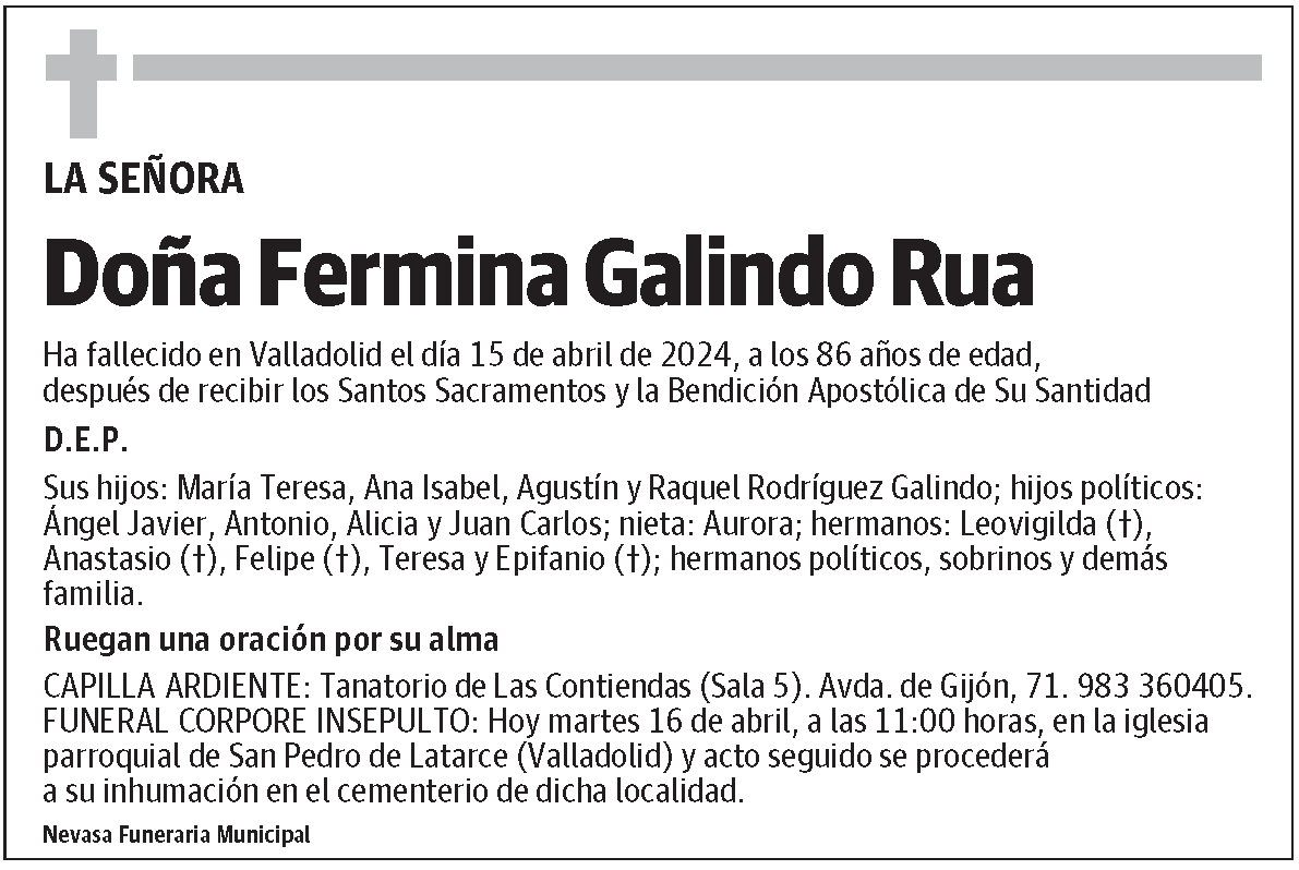 Fermina Galindo Rua