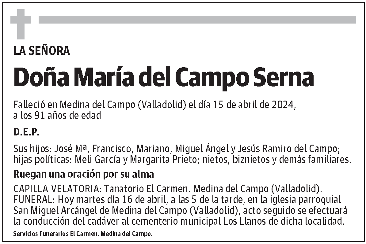 María del Campo Serna