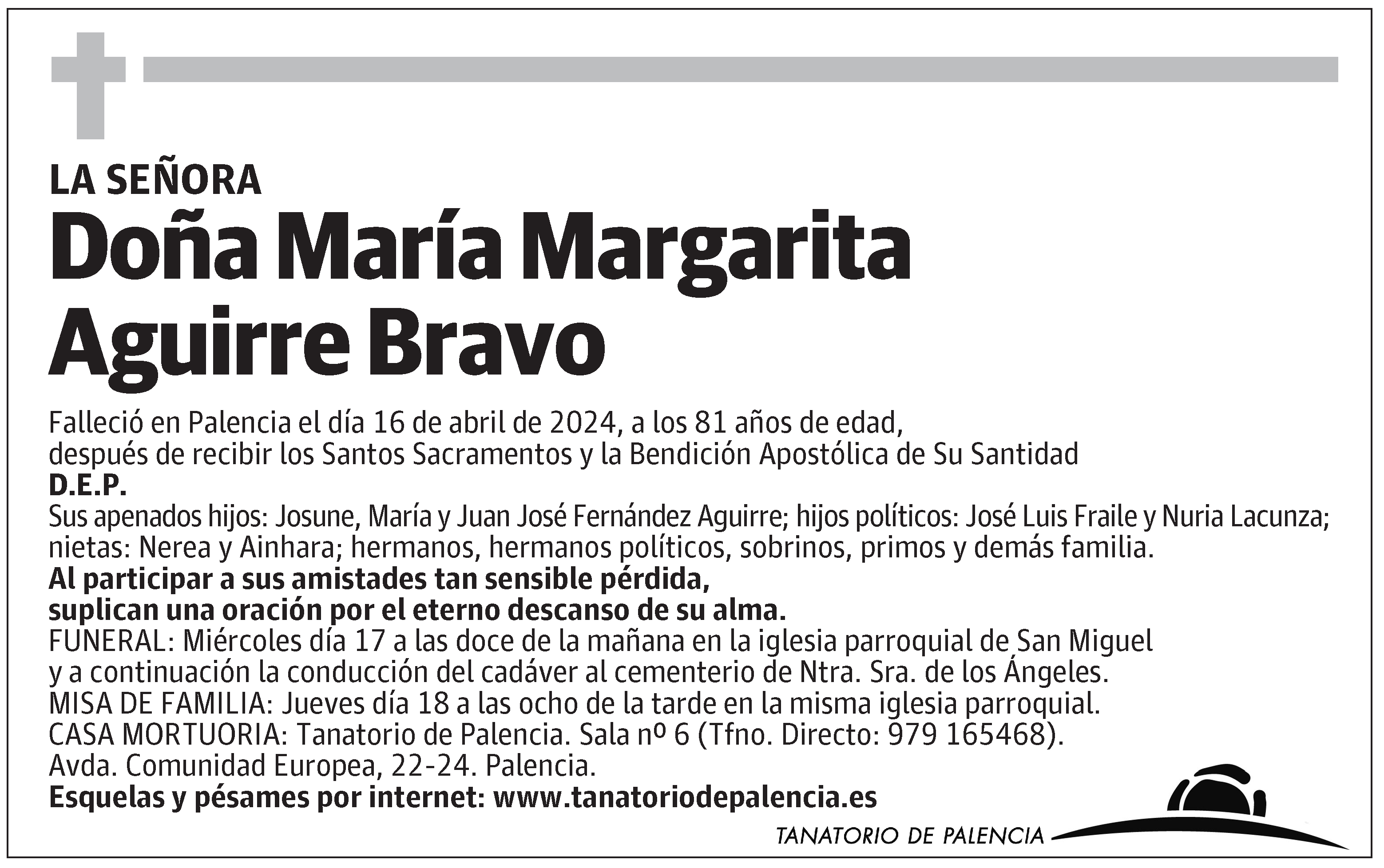 María Margarita Aguirre Bravo
