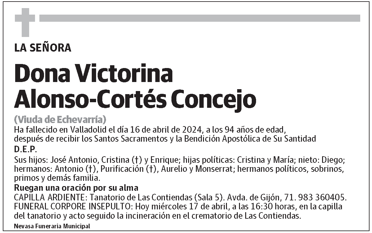 Victorina Alonso-Cortés Concejo