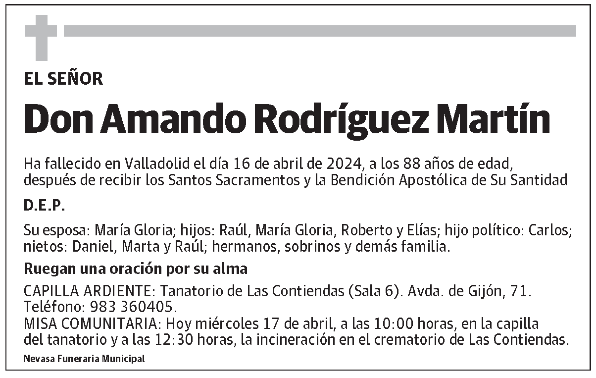 Amando Rodríguez Martín
