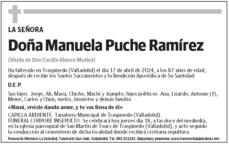 Manuela Puche Ramírez