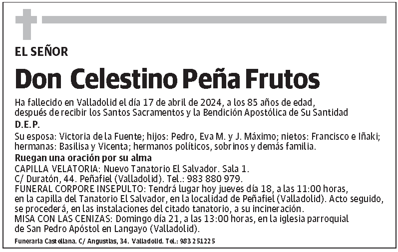 Celestino Peña Frutos