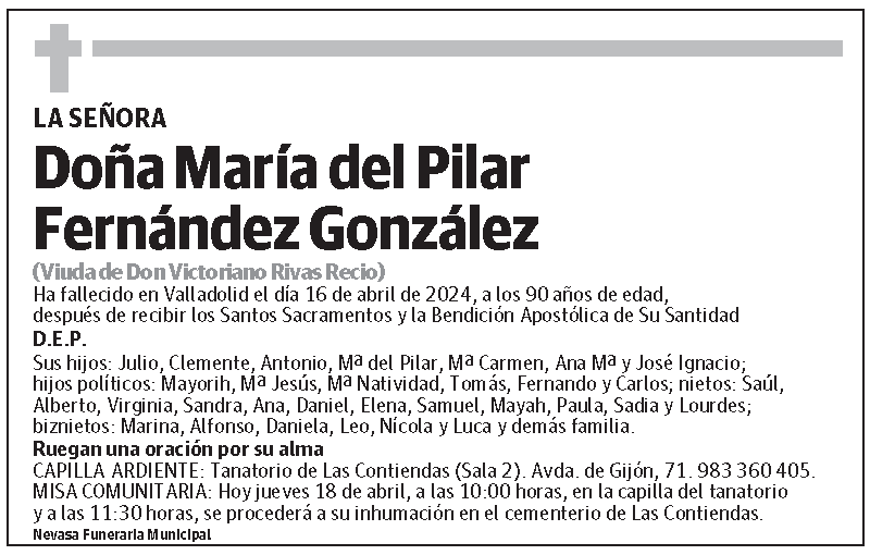 María del Pilar Fernández González